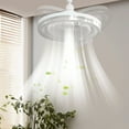 thumbnail image 5 of E27 Ceiling Fan Light,Ceiling Fans with Lights and Remote, Fandelier Ceiling Fan Flush Mount,Dimmable Led Fandelier for Bedroom Livingroom,Modern Ceiling Fans with Lights for Bedroom Kitchen Home, 5 of 9