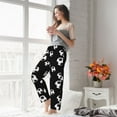 thumbnail image 5 of Pajama Pants Women - Cute soccer balls black Soft Breathable Sleep & Lounge Pants for Women, Comfy Casual Pj Pants Bottoms with Pockets, 5 of 7