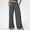 Dark Gray, variant on Ombre Pants Loose for Women Elastic Waist Faux Cotton Linen Pants for Beach and Daily Wear