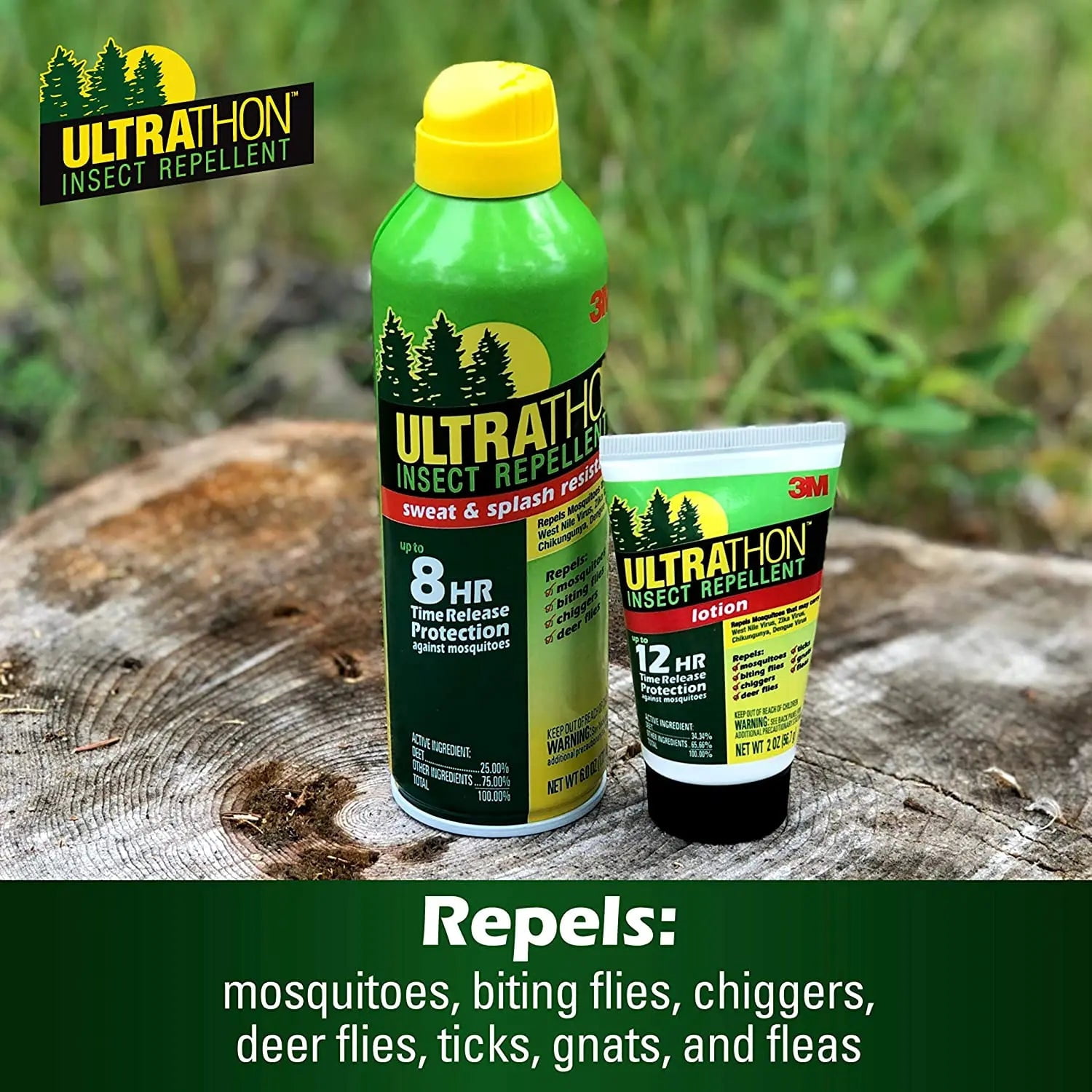 3M Ultrathon Insect Repellent 8 Aerosol Spray 6 oz