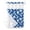 Blue, variant on No Hook Cloth Fabric Shower Curtain with Snap in Liner, Blue Pineapple Floral Waterproof Shower Curtains Set with See Through Top Window, Summer Tropical Farmhouse Flowers Bath Curtains 36"x72"
