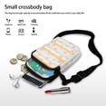 thumbnail image 7 of HELLHERO Adjustable Crossbody Bag Hummingbird Pattern 4.33"x1.97"x7.09" Women Adjustable Shoulder Strap Men, Women for Outdoor Daily Use Double Zipper, 7 of 7