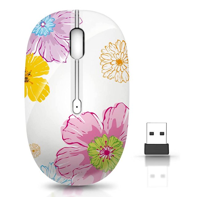 Wireless Mouse Bluetooth dual-mode for PC, Laptop, Notebook, Computer, MacBook, Less Noise, Portable Mobile Optical Mice