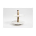 thumbnail image 1 of Gibson Laurie Gates Two-tier Marble Server White, 1 of 1