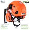 thumbnail image 4 of Casco de seguridad forestal GREEN DEVIL Chainsaw con protector facial, 4 of 6