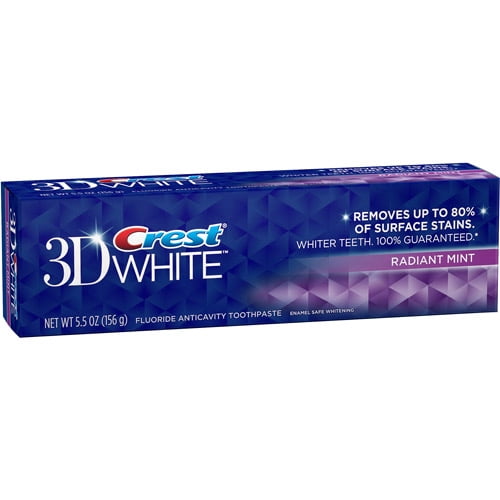 Crest 3D White Toothpaste Radiant Mint 4.8 oz (3 pack)