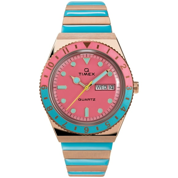 Timex Womens Q Diver 36mm TW2U81500VQ Quartz Watch