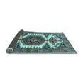 thumbnail image 2 of Ahgly Company Indoor Round Persian Light Blue Traditional Area Rugs, 4' Round, 2 of 4