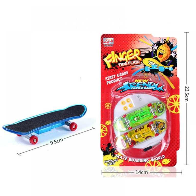 2 PCS Finger Toys Professional Finger Boards Mini Skateboard Fingerboards  for Creative Fingertips Movement, Skateboard Educational Toys Party Favors
