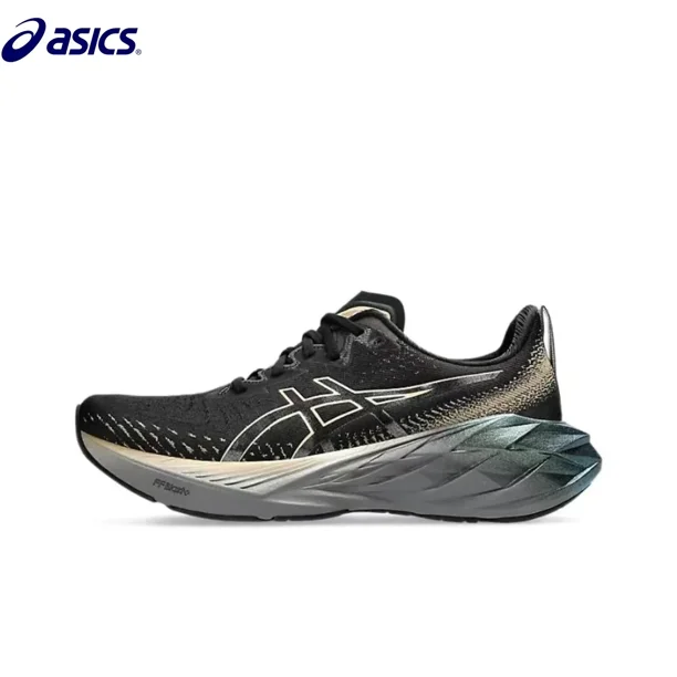 ASICS　NOVABLAST4 26.5 ASICS Men's NOVABLAST 4 Platinum Running Shoes, 12.5, Black
