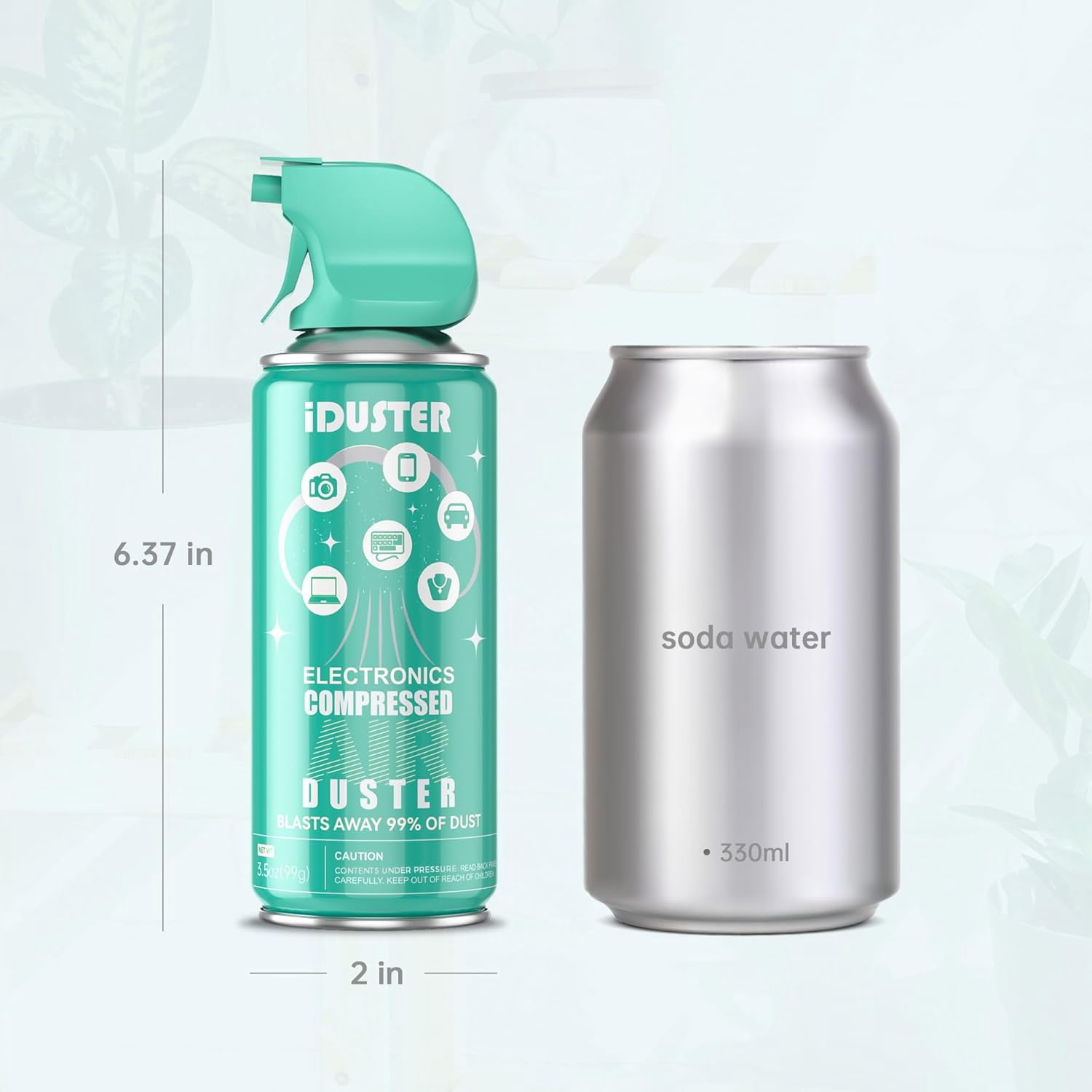 Canned Air Duster Spray for Computers - 3.5oz Keyboard Cleaner 2PCS
