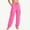 Hot Pink, variant on Women's High Waisted Cargo Pants, Lightweight Parachute Pants with Multi Pockets, Relaxed Fit Drawstring Trousers, Casual Summer Outdoor Bottoms