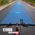 thumbnail image 6 of LQCrafK 120db Electric Bike Horn, Bicycle Horn Loud Bike Bell with Warning Sound Air Horns for Kids Scooters Bikes IPX4 Waterproof, Loud Bike Bell for Adults Kids, 6 of 8
