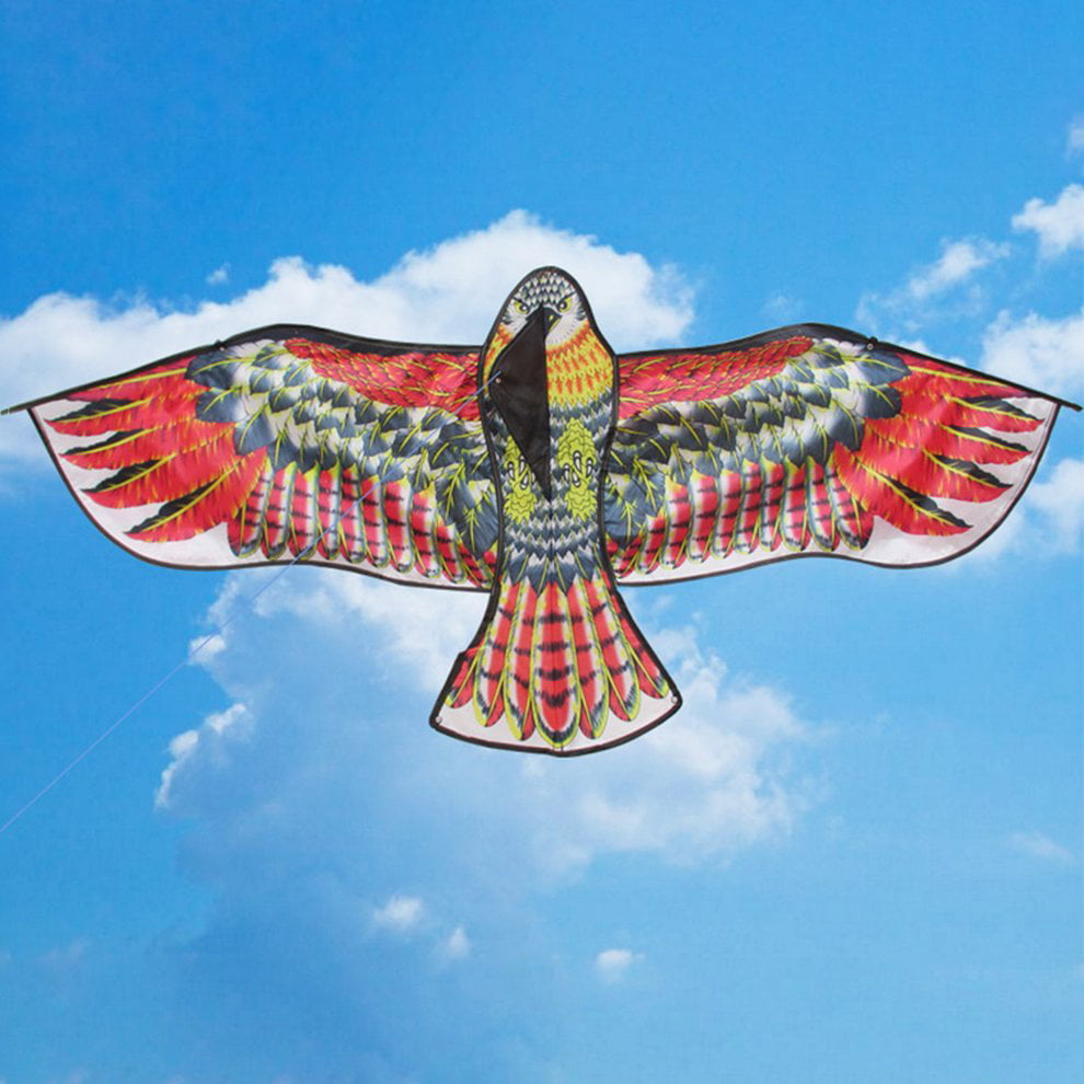 Huge 1.1m Eagle Kite single line Novelty animal Kites Children's Outdoor toy bes 