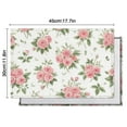 thumbnail image 5 of Pioneer Flower Floral Print Pattern Summer Placemats Table Placemats Set Of 6-Linen Kitchen Washable Placemats Table Mats 12x18 Inch Non-Slip Heat Resistant, 5 of 5