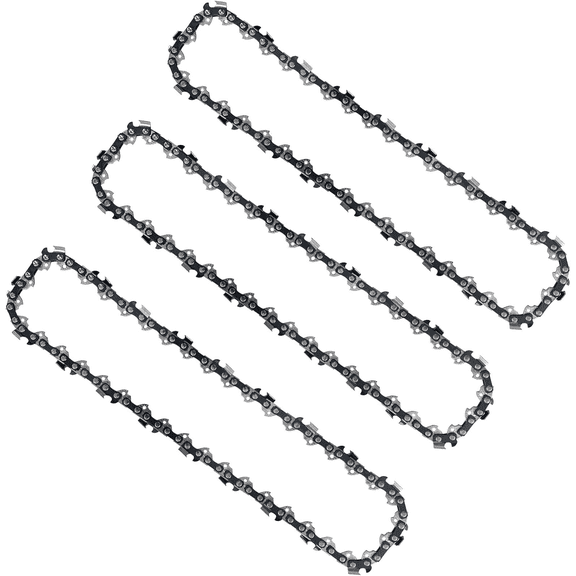3PC 8 Inch Replacement Chain for RYOBI P4360 RY43160 P4361, 8 in. Pole Saw Chain for WORX WG349.9 WG349-3/8" - .043" - 33 DL