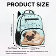 thumbnail image 7 of Aplkyhs Pug Dog Backpack for Teens 12-18 13.5 Inch Durable School Bag Water Repellent Bookbag for High School Daily Use, 7 of 7