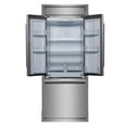 thumbnail image 2 of Forno Gallipoli 30-Inch French Door Refrigerator, 17.5 cu.ft Capacity, Modern Decorative Grill, 34-Inch Width, Stainless Steel, No Frost Technology, Energy Efficient, 2 of 4