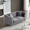 thumbnail image 2 of Classic Chesterfield Design | 2 Person Sofa with Nailhead | Great for Any Decor Theme | Sophisticated and Comfortable, 2 of 5