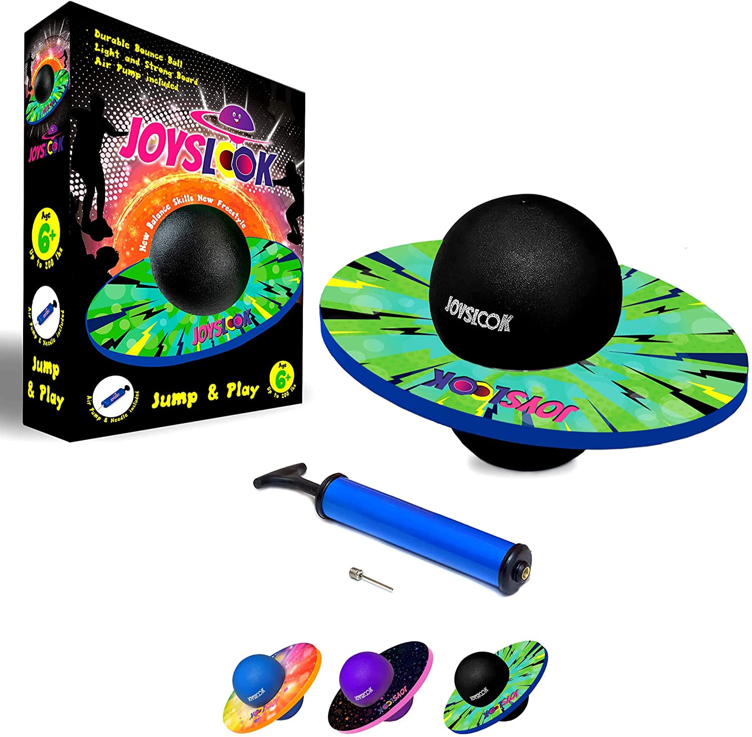 Pogo Ball Balance Board Bounce It Lolo Fun Hopper for Kids Ages 6 and
