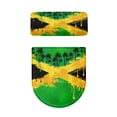 thumbnail image 5 of FORUDESIGNS Jamaica Flag Print 2 Pack Toilet Lid Cover with Toilet Tank Lid Cover, Machine Washable Covers, 15-21 in, Fits Oval Elongated Round Toilet Seat Cozy, 5 of 8