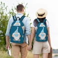 thumbnail image 4 of Balery Nurse Doctor Gnomes Mochila Clásica Impresa Básica para Viaje, Mochila Escolar Resistente al Agua, Mochila de Lona con Correas Ajustables-Medium, 4 of 5