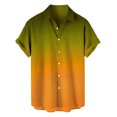 thumbnail image 1 of XDZJLR Mens Shirts Casual Short Sleeve Button Down Beach Tropical Summer Tops, 1 of 4