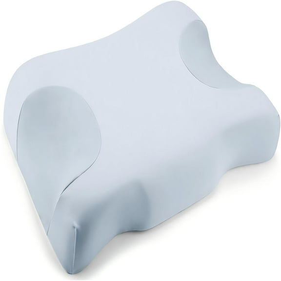 Royalisneeo Beauty Pillow for Back Stomach and Side Sleeper Pillow for Neck and Shoulder Pain, Memory Foam Pillow for Anti Wrinkle & Anti Aging (Standard)