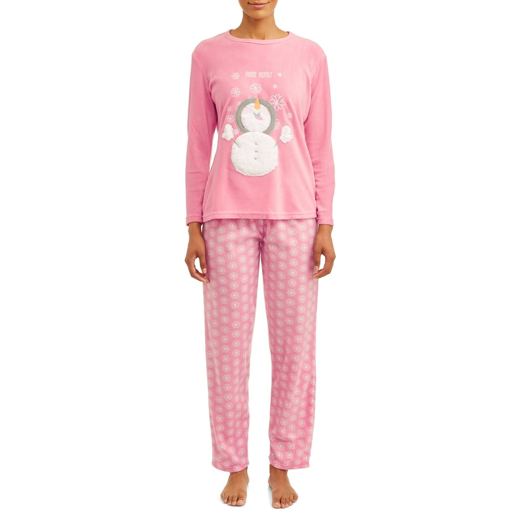 Cozy Critteers Cozy Critters Women's Super Plush Pajama Set with