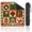 Color 4, variant on Christmas Holiday Patchwork Mahjong Mat 31.5" x 31.5" Non-Slip Noise Reduction Wreath Tree Candy Cane Santa Festive American Table Mat for Mahjong Tiles Dominoes Card Board Game Gifts