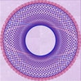 thumbnail image 1 of Ahgly Company Machine Washable Indoor Square Transitional Blossom Pink Area Rugs, 8' Square, 1 of 7