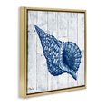 thumbnail image 2 of Stupell Industries Rustic Lodge Coastal Timberland Conch Gold Floating Frame Canvas Art, 25 x 25, by Paul Brent, 2 of 8