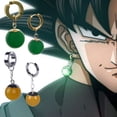 thumbnail image 4 of Pendientes de Potara de Dragon Ball Z para hombre y mujer, aretes de Anime, Vegetto, Son Goku, Zamasu, Super Saiyan Fit, Clip para la oreja, joyería, 1 par, 4 of 5