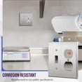 thumbnail image 3 of ENERLITES Combination Toggle Light Switch and Duplex Receptacle Outlet Metal Midway Size Wall Plate, 3 of 7