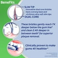 thumbnail image 2 of Colgate Slim Soft Advanced, Ultra Soft Manual Toothbrush For Adult, Multi Colour - 1 Pc, 2 of 3