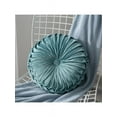thumbnail image 2 of Velvet Pleated Round Pumpkin Pillow Couch Cushion Sofa Pillow Room Home Decor, 2 of 3