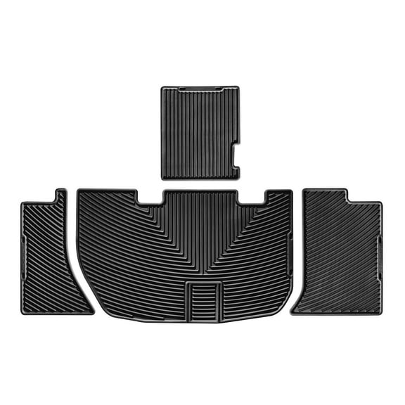 WeatherTech All-Weather Floor Mats compatible with 2005-2010 Honda Odyssey - 2nd Row, Black