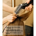 thumbnail image 6 of Professional Round Metal Hairbrush for Blow Drying Efficient Long Hair Styling, 6 of 18