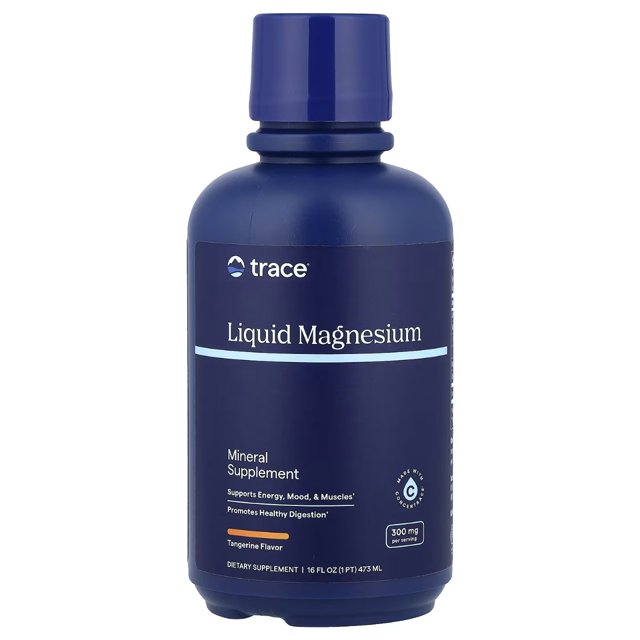 Trace Minerals Research Magnesio líquido 300 mg, 16 onzas líquidas