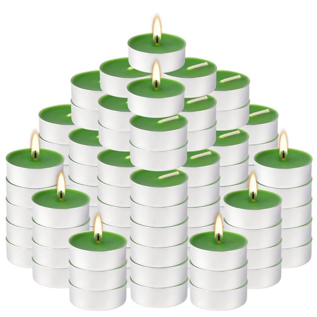 Paquete de 100 velas perfumadas para aromaterapia primaveral durante 4 horas