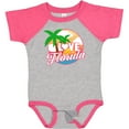 thumbnail image 3 of Inktastic I Love Florida with Ocean and Palm Trees Boys or Girls Baby Bodysuit, 3 of 5