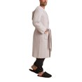 thumbnail image 4 of Barefoot Dreams CozyChic Ribbed Hooded Robe, Silver Ice, Size 1, 4 of 12