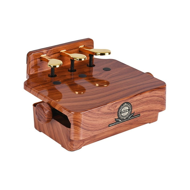Extensor de Pedal de Piano Irfora Piano Pedal Extender Banco para Niños Altura Ajustable con 3 Pedales Piano Accesorios para Enseñanza Accesorio Irfora Extensor de Pedal de Piano