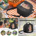 thumbnail image 6 of Yspwyqan Reading Capybara Backpack Set With Lunch Box Pencil Case Girls, 4Pcs 17 Inch Large Capacity Backpack for Boys Adjustable Straps Multi-Pocket Bags for School, 6 of 7