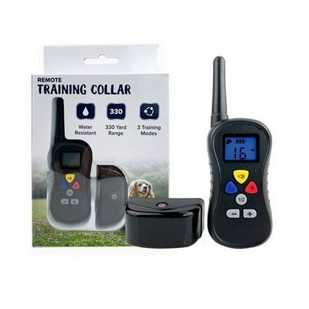 Wellturn Remote-Control Dog Training Collar  330 yd. Range