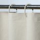 thumbnail image 5 of Cortina de Ducha Cortinas de baño Antibacterianas Resistentes al Moho Beige con Ganchos Cortinas de Ducha de baño Impermeables, 180 x 180 CM, 5 of 5