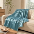 thumbnail image 5 of InsCrazy Summer Quilt Luxury Cooling Duvet Cover Silky Soft Lightweight Comforter Cooling Blankets For Hot Sleepers, 5 of 7