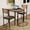 Retro color, variant on COZONY Dining Table Set for 2, Spiral Leg Table & 2 Chairs, 3-piece Space-Saving Kitchen Set