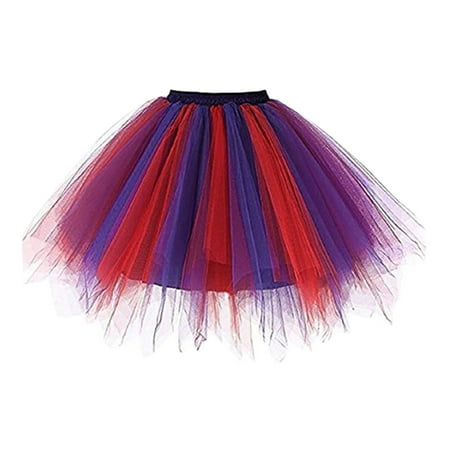 

Women S Candy Color Multicolor Skirt Support Half Body Puff Petticoat Colorful Small Short Skirt Bohemian Skirts for Women Skirt Swimsuits for Women Girls Skater Skirt Maternity Skirt Casual Skirt
