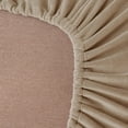 thumbnail image 4 of Jian Ya Na Stretch Anti-Slip 7-Piece Velvet T-Shaped Sofa Slipcovers, Beige, 4 of 7